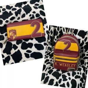 Ron weasley Harry Potter loungefly backpack & wallet